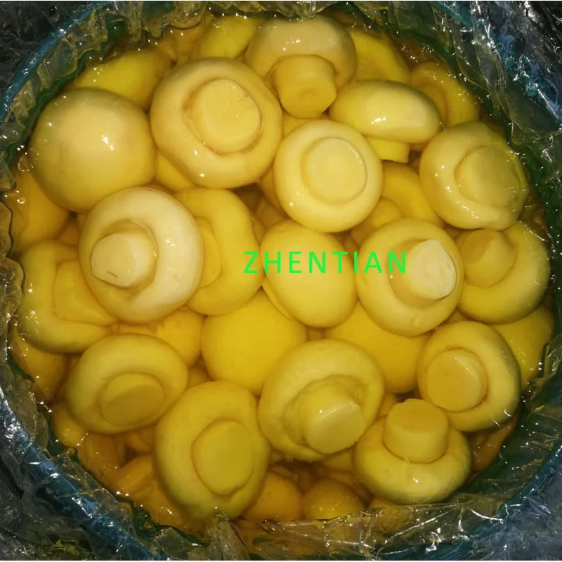 
Champignon mushroom in drums 