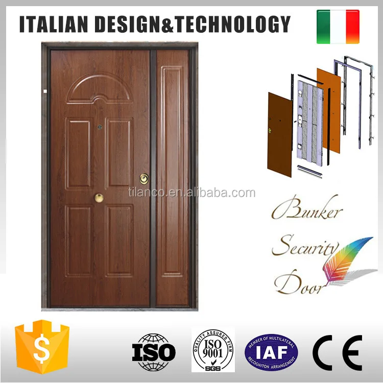 Низкий moq турции стали деревянные бронированные двери в китай с поставщиком