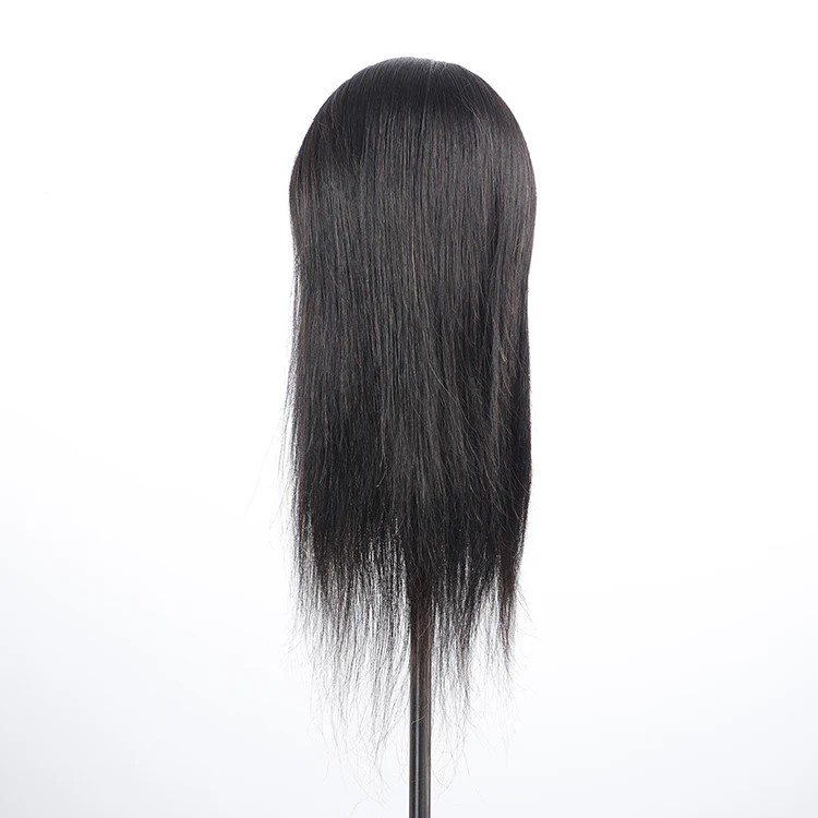 wholesale black female Cosmetology 100 natural barber hairdressering training mannequin dummy manikin heads with human hair