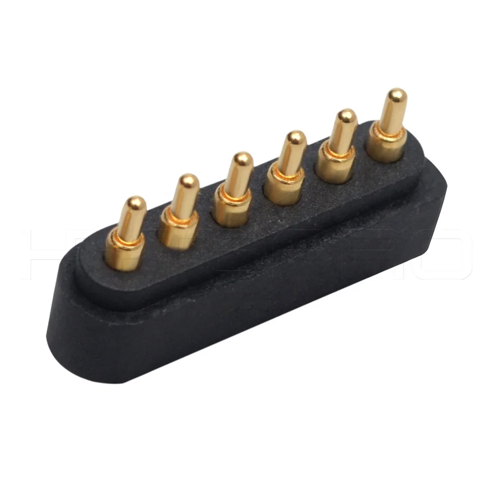 HytePro Spring 4 6 8 12 pin waterproof pogo pin electrical terminal connector