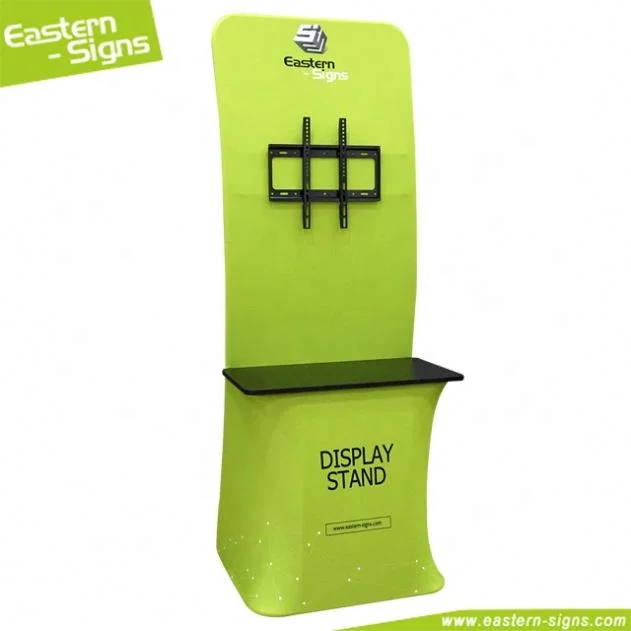 Hot sale aluminum display folding free standing advertising tv stand portable