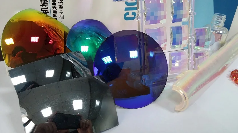 Dustfree UV Paint Automatic Coating Machine/Helmet Visors UV Spray Film Vacuum Metallizing