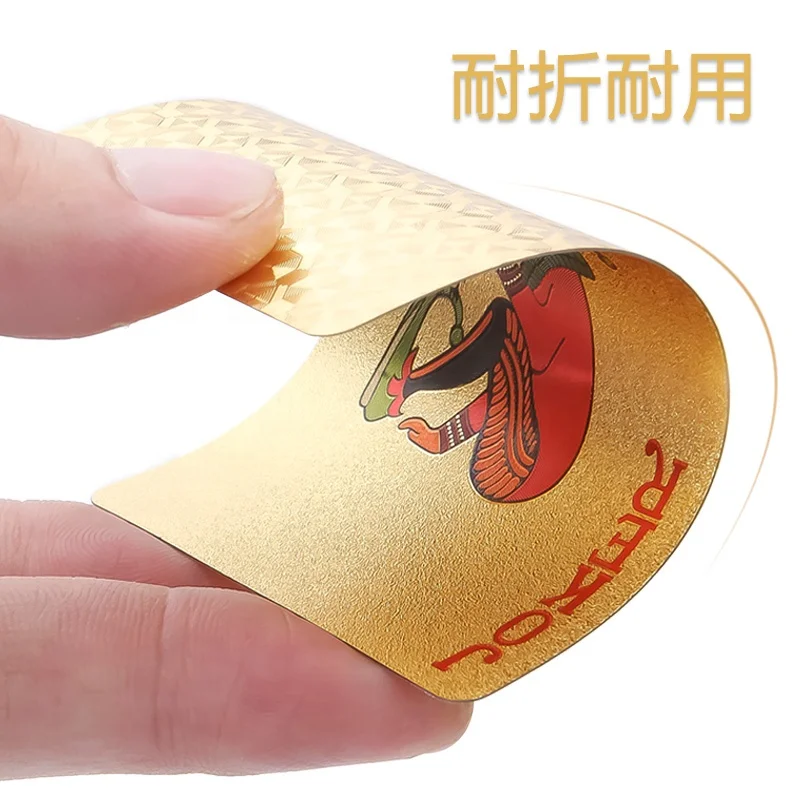 Best Quality Custom Design Silver Gold Foil Poker Playing Cards