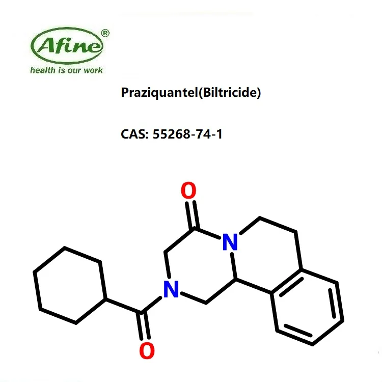 
Pharmaceutical Praziquantel CAS 55268-74-1 