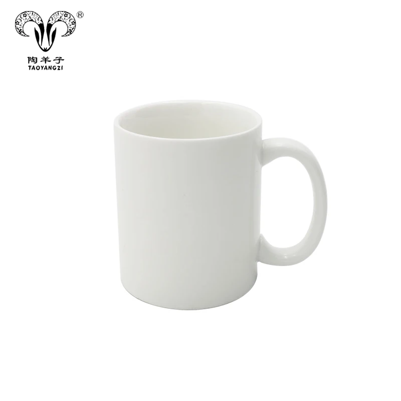 OEM 11oz Customized Printed White Coffee Sublimation Mugs Cheap Custom logo coffee cup