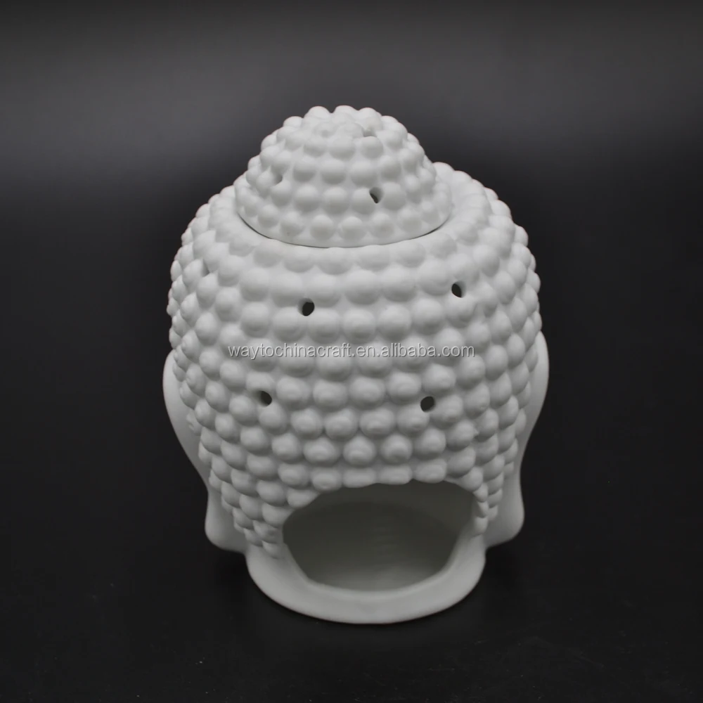 Home decoration porcelain ceramic buddha candle holder