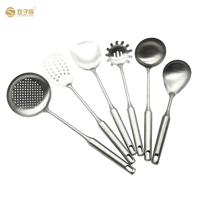
Customized durability kitchenware stainless steel utensil set cooking accessories tools 