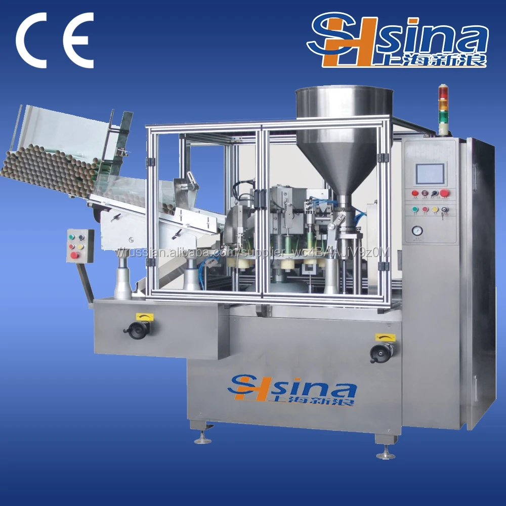 10-200 мл автоматическая пластиковая труба наполнения и запайки