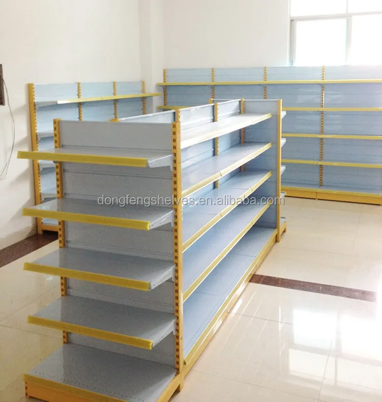 Easy assembly metal supermarket shelving for sale
