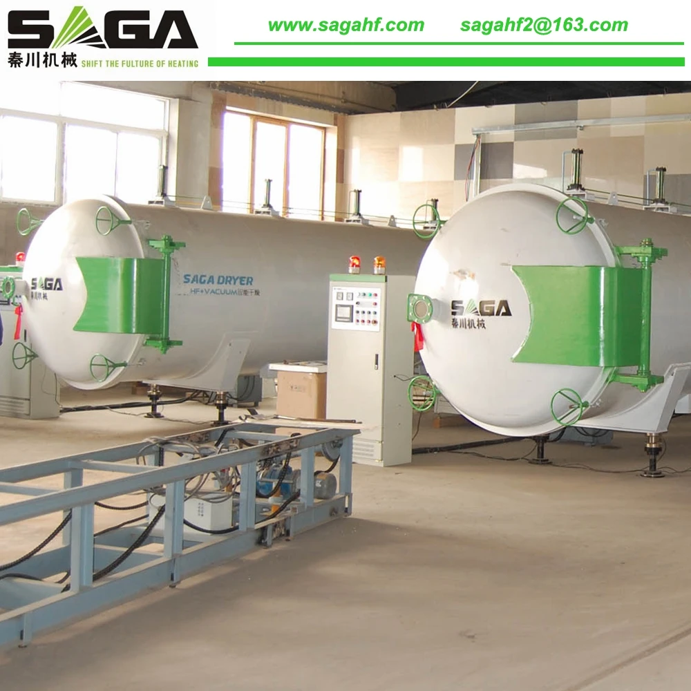 Log Sawmill High Frequency Vacuum Dryer For Wood HFVD100-SA