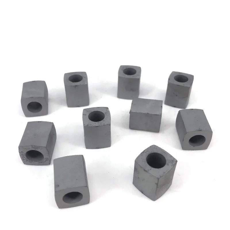 WEDM Wire Cut Machine Parts Tungsten Conductive Block Carbide OD14*Length14*Height17mm