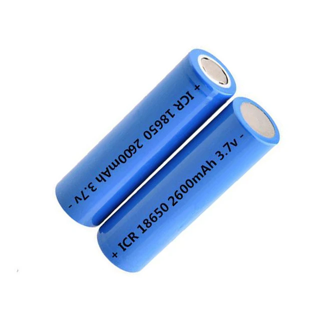 
ICR 18650 battery 3.7v 2600mAh lithium-ion battery cell 