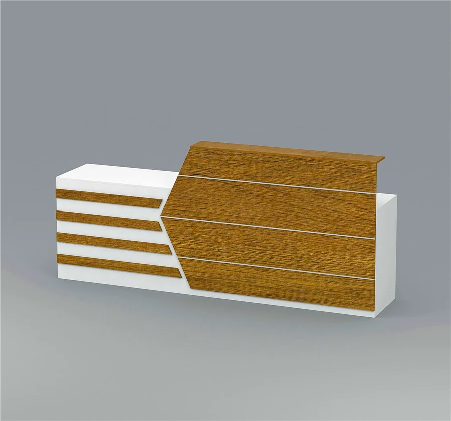 Antique fitness center 2 person reception desk (HX-8NE080)