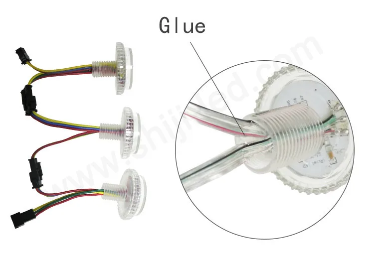 Programmable 35mm dot led pixel light digital led cabochon modules Addressable led turbo amusement Rides bumper cars signs