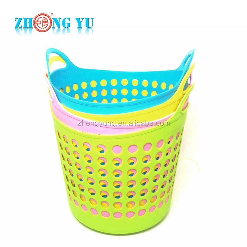 Wholesale soft plastic laundry basket
