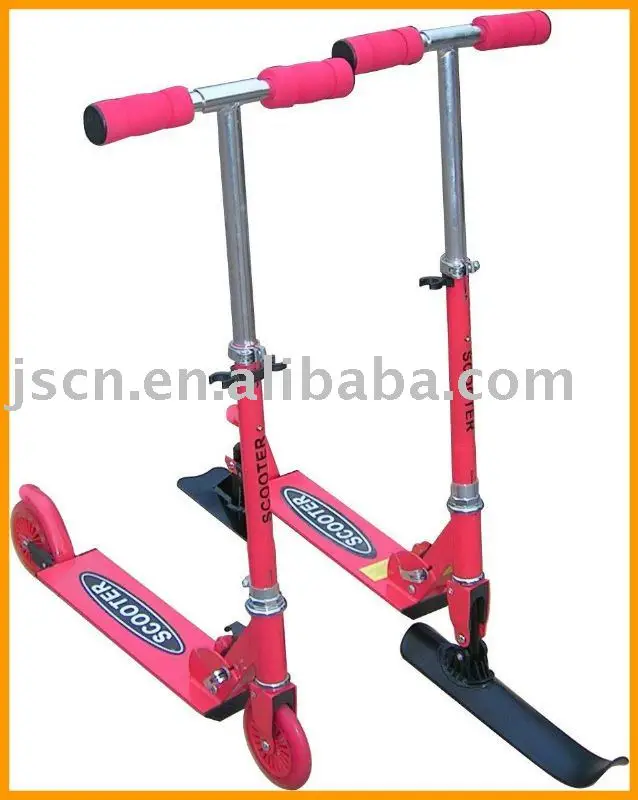 
kick snow ski scooter for kids 