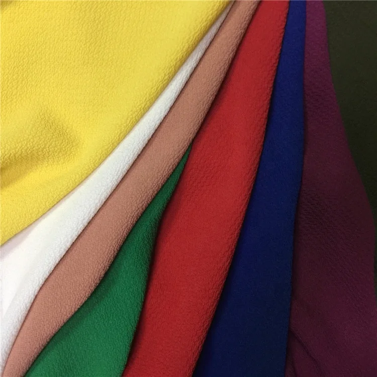 Bubble crepe fabric bubble chiffon fabric polyester bubble fabric for garment