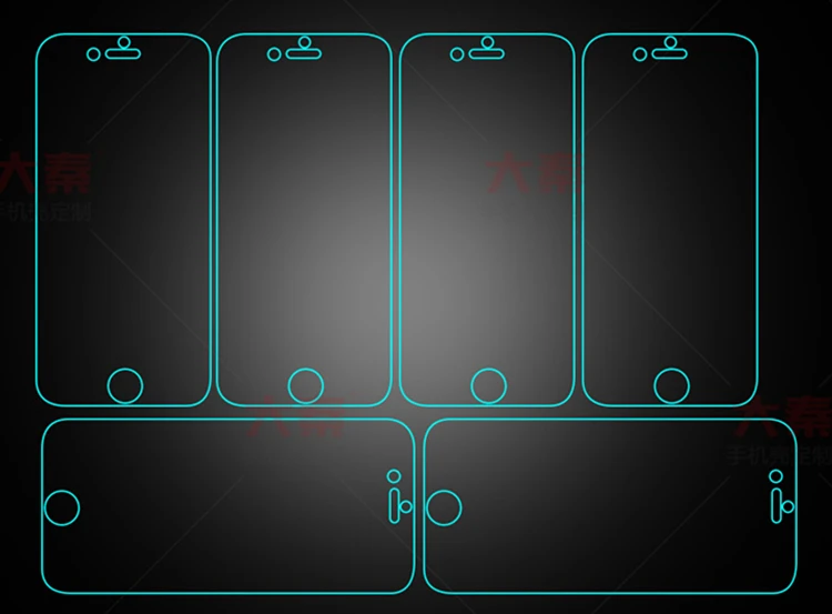 Daqin Mobile screen protector tempered glass making machine for for any mobile tempered glass cutting
