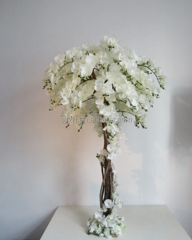 Artificial Orchid and cherry Blossom Tree wholesale for wedding decoration table centerpiece