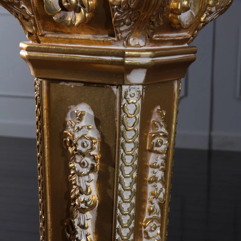 Старинная испанская мебель для гостиной ручная резьба подставка вазы