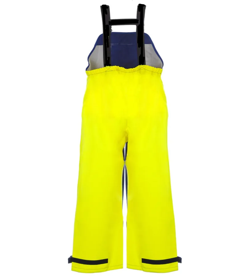 KM OEM PVC Hi Vis Rain Bib Pants Overalls