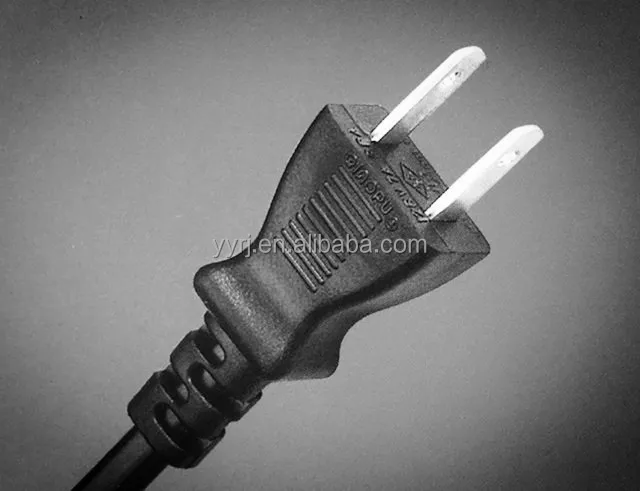 
japanese power cord Wholesale PSE Standard 2 pin AC Power Cord for japan market/japan power cord 