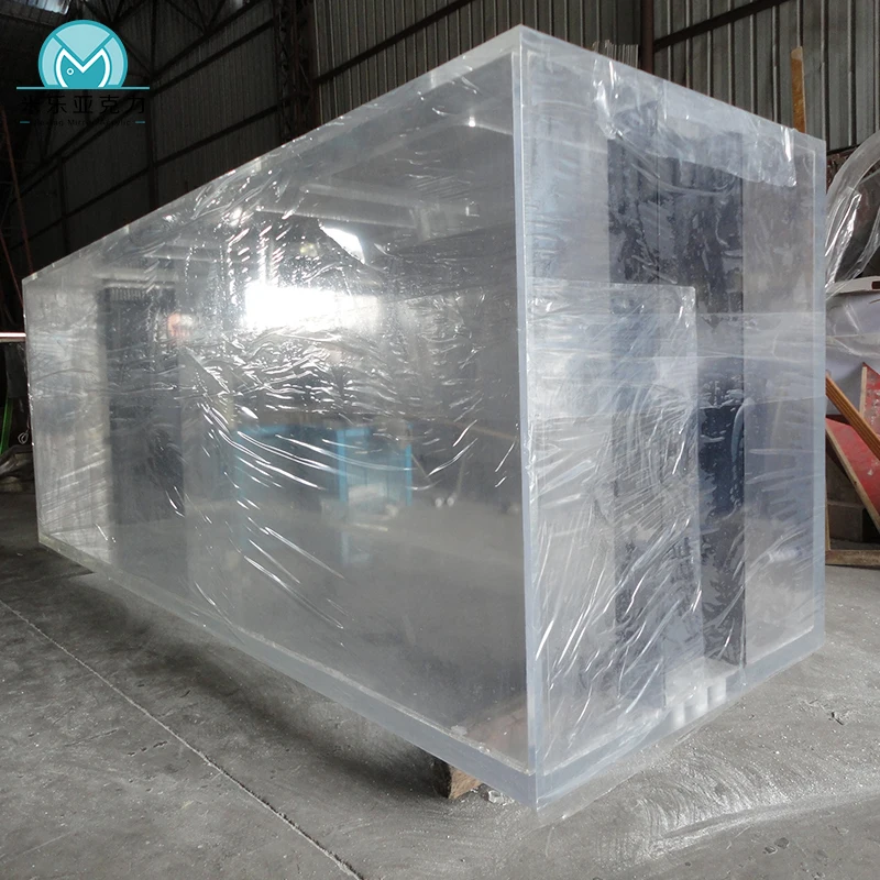 Hot sale accessories acrylic wall mounted aquarium light fish tank with various styles