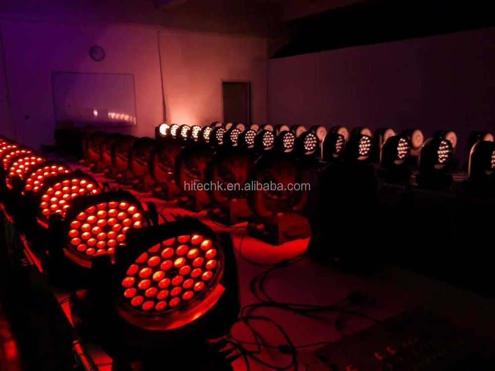 Профессиональный дискотечный сценический прожектор для диджея rgbw 36x10 Вт 4-в-1 с зумом подвижной головкой