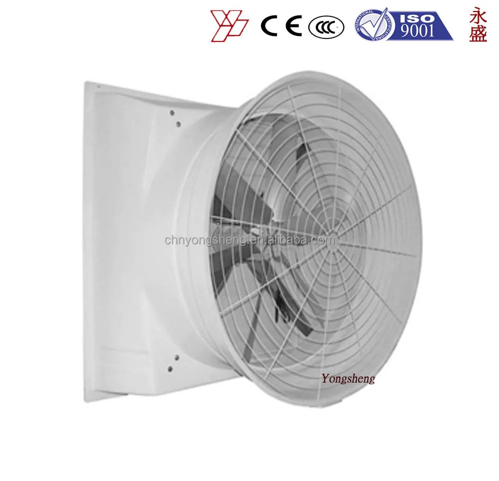Yongsheng plastic lone exhaust fan fiber glass cone fan Air Circulation Fan for lower market