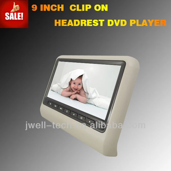 2014 popular universal headrest dvd player