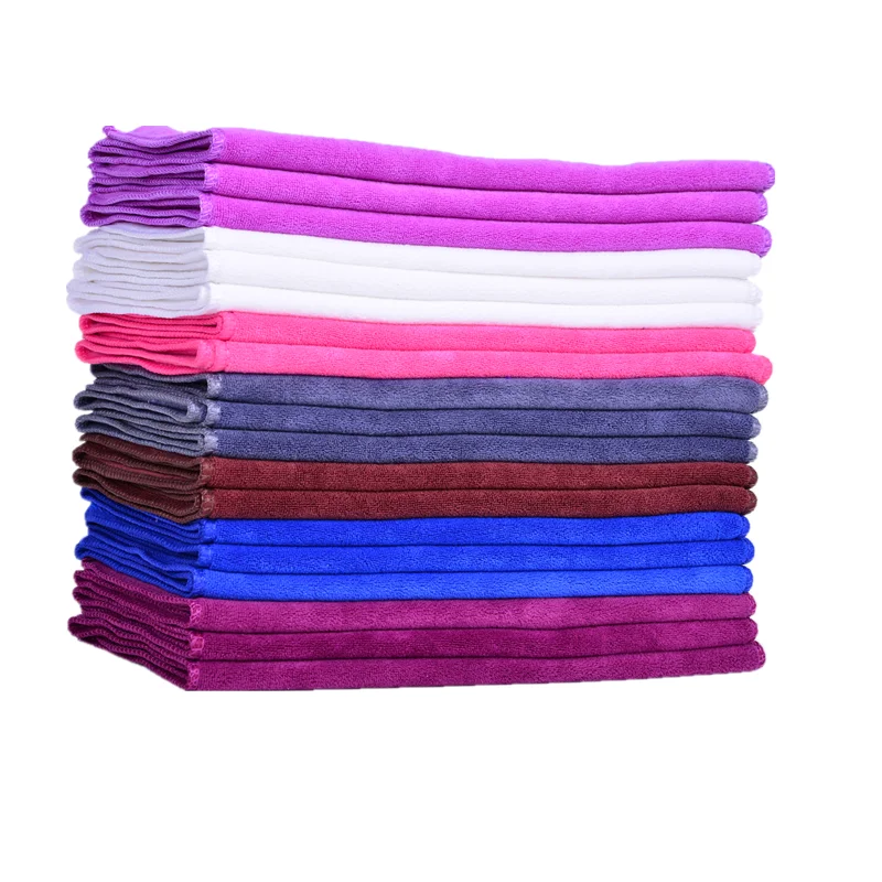 Custom logo cleaning product microfiber dusting cloth rolls