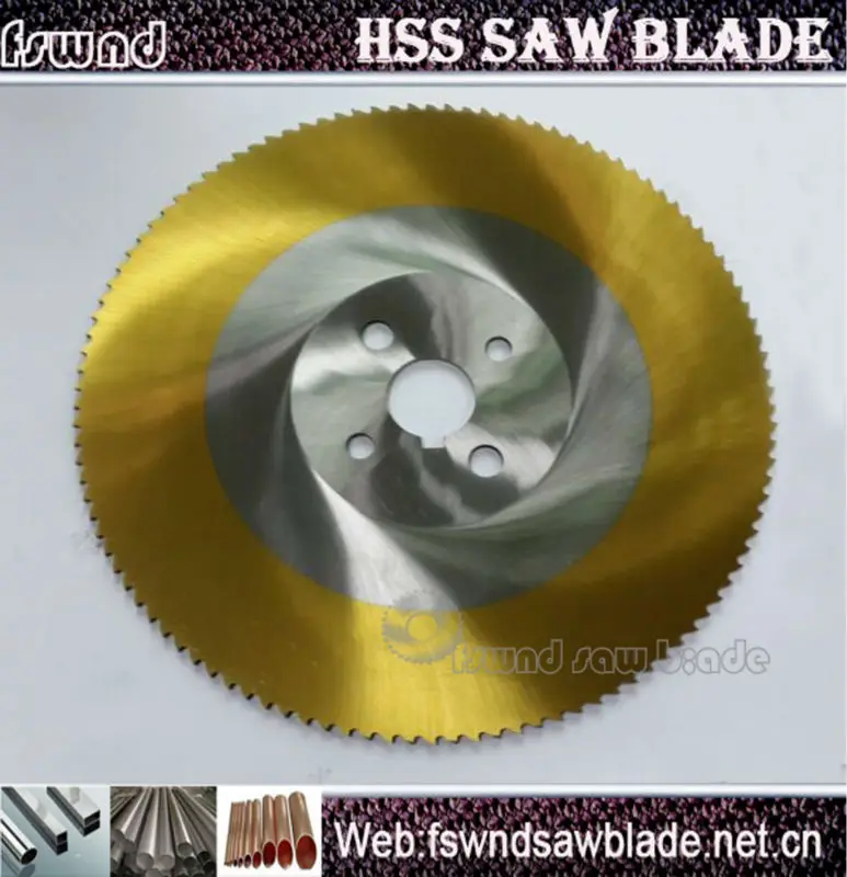 Stainless steel pipe cutting HSS circular saw blade M42 M2 saw material high speed steel blades