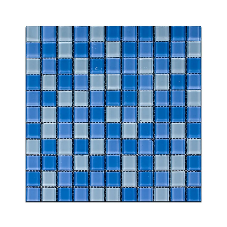 Foshan New Design 25x25 Building Materials Glass Mosaic Tile