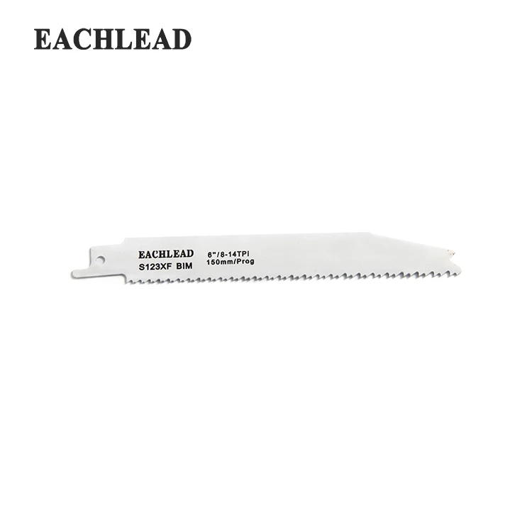 
Customized S123XF Series Milled Teeth Metal Cutting 8-14TPI Reciprocating Saw Blade 2pcs/Blister Card Set 