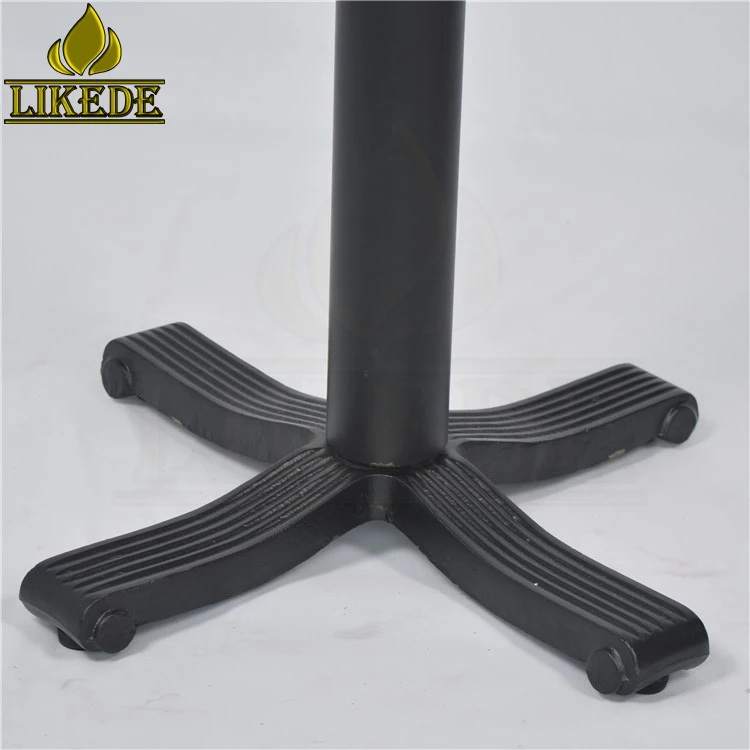 Newest European American style antique cast iron table base for patio marble letter table