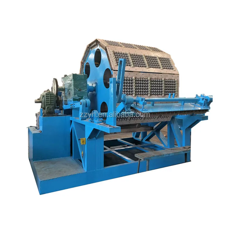 Automatic Paper Pulp Egg Tray Production Line / Waste Paper Recycle Used Egg Tray Machine / Small Machine Making Egg Tray