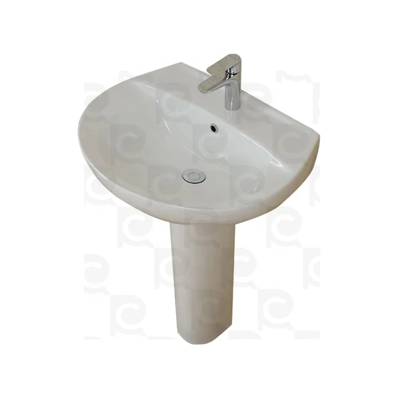 WC Latest Selling Product Logo Printed Corner Hand Drawing Wash Basin bathroom sanitary ware sink
