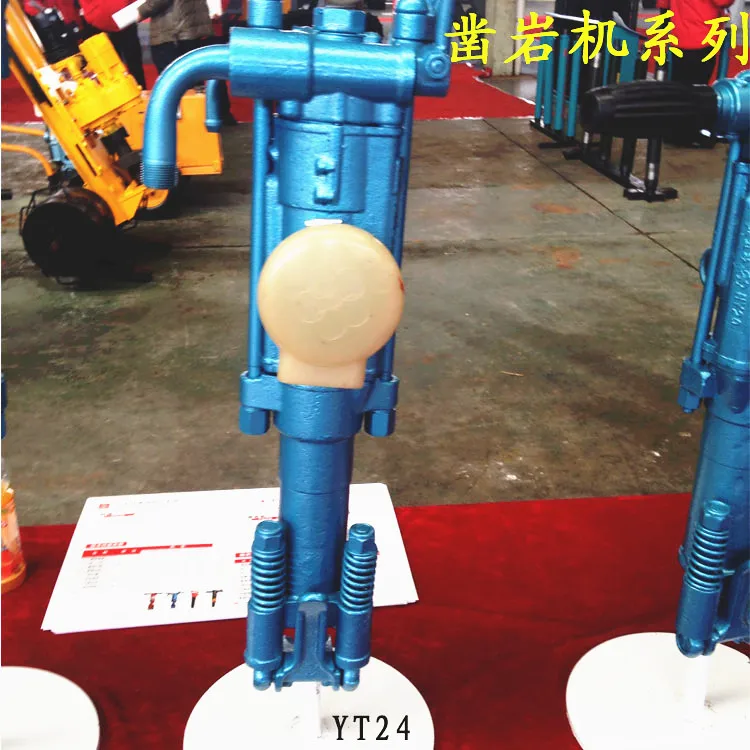 Easy Operation Hold Chinese Manufacture Diesel Engine Gas Hot Selling 5m Depth Yt28 Handheld Rock Hand Held Tunnel Drill