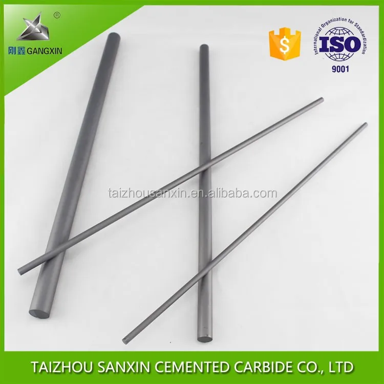 Manufacturer stock blank solid tungsten carbide round bar for cutting tool sanxin