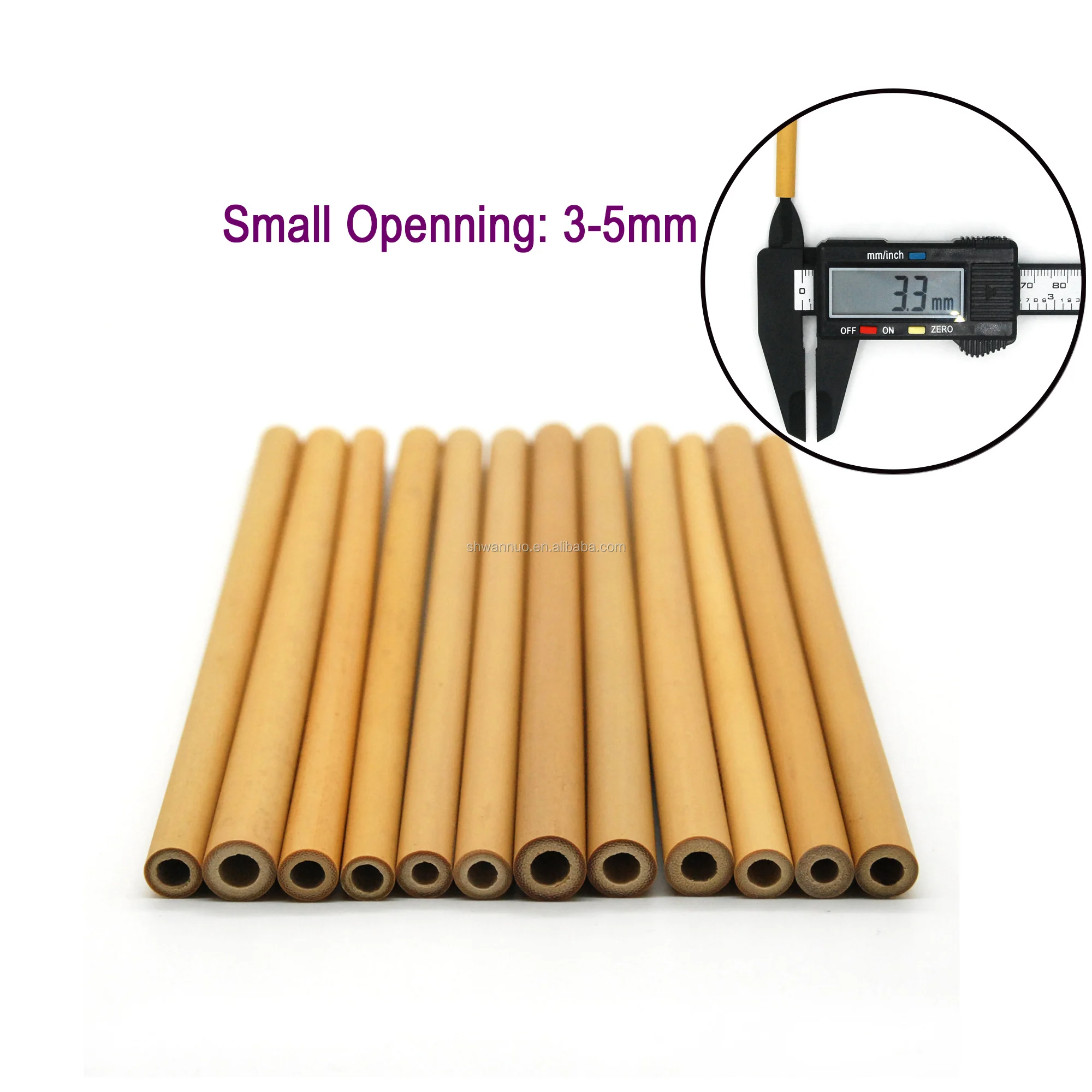 WanuoCraft Reusable Organic Bamboo Drinking Straw With Coconut Coir Fiber Cleaning Brush