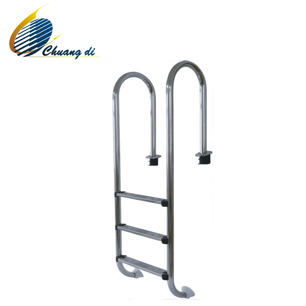 
High quality Stainless steel swimming pool ladder with handrail 