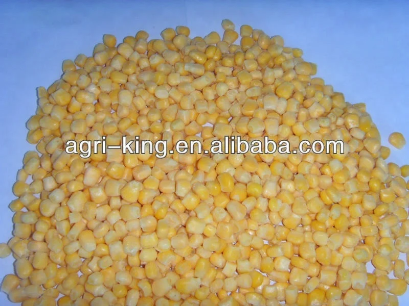 
Frozen Bulk Sweet Organic Corn Specification 