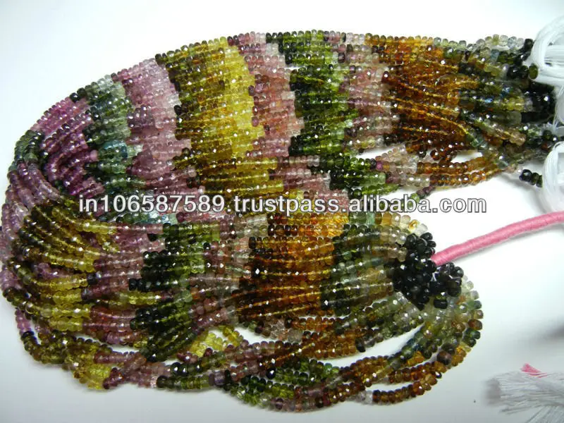 Multi Tourmaline Beads