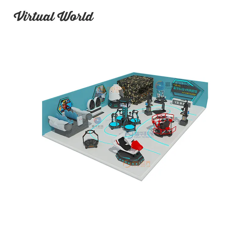 Indoor Amusement Truck Mobile 9D Cinema Game Simulator