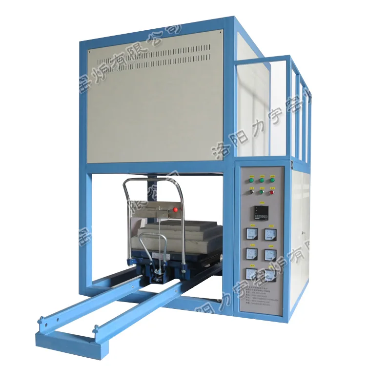 
LYL 1200C 1400C 1600C 1700C 1800C High temperature induction heating vacuum melting lift bottom loading electric furnace 