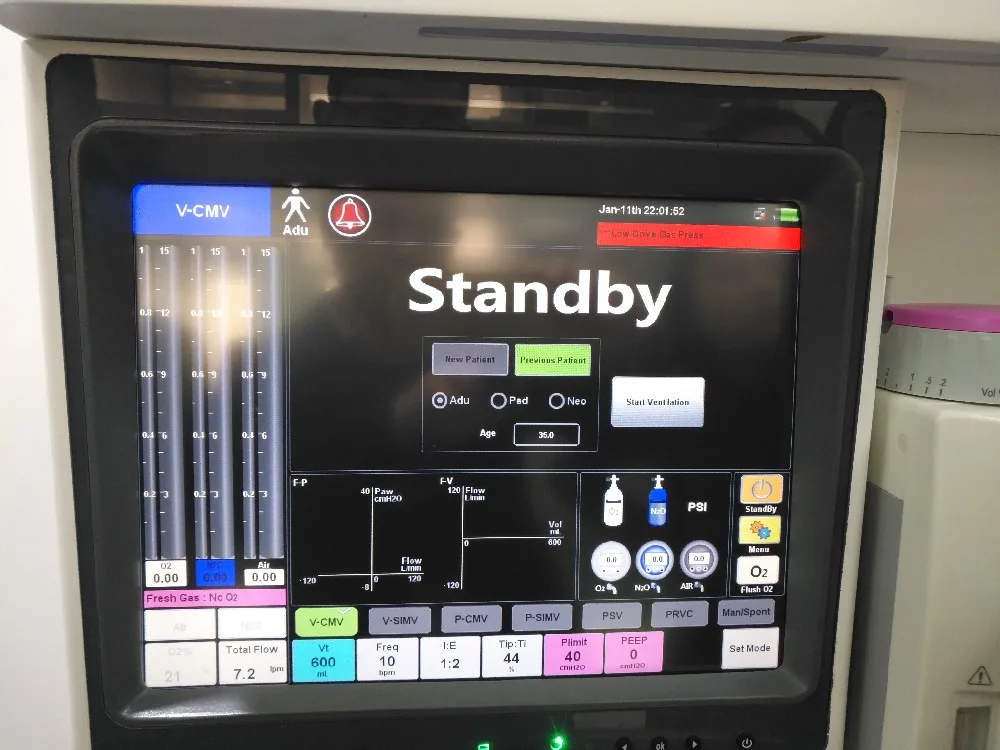 Медицинское оборудование S6600 по заводской цене аппарат для анестезии лучшей чем Mindray