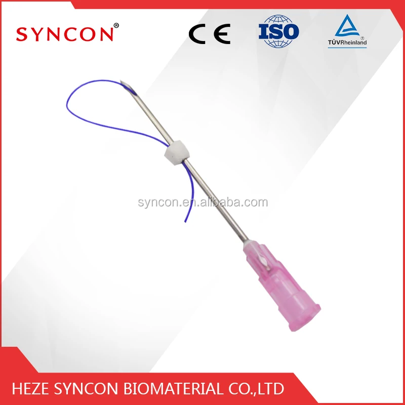 Рассасывающиеся PDO 4D cog тупой иглой иглы