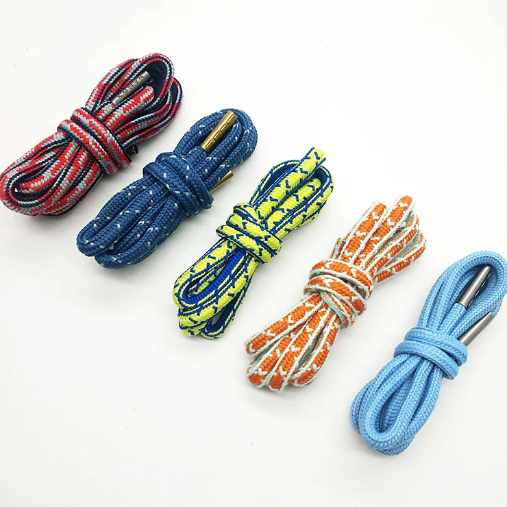 factory custom design high quality oval polyester shoelaces wholesale