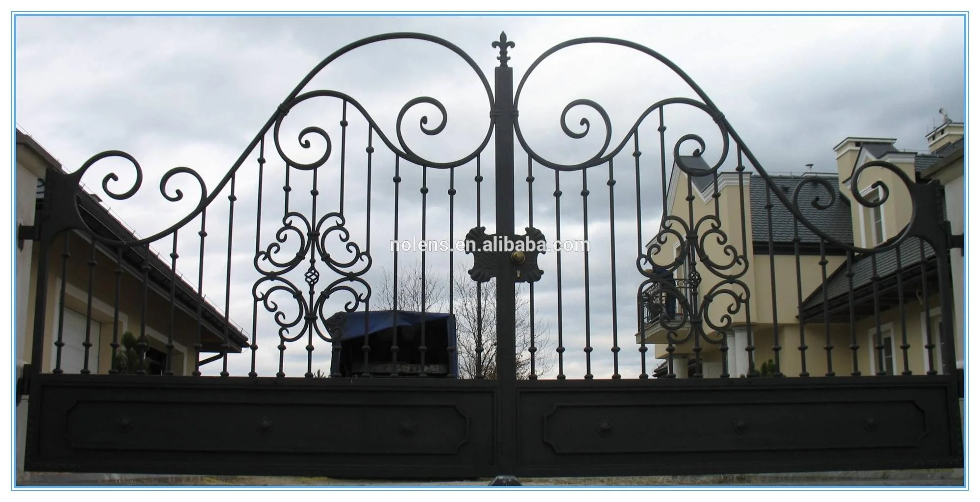 Beautiful Simple Wrought Iron Gate Models
