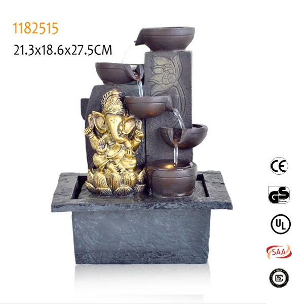 
High quality indoor desktop features statues relaxation buddha fountains 